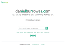 Tablet Screenshot of danielburrowes.com